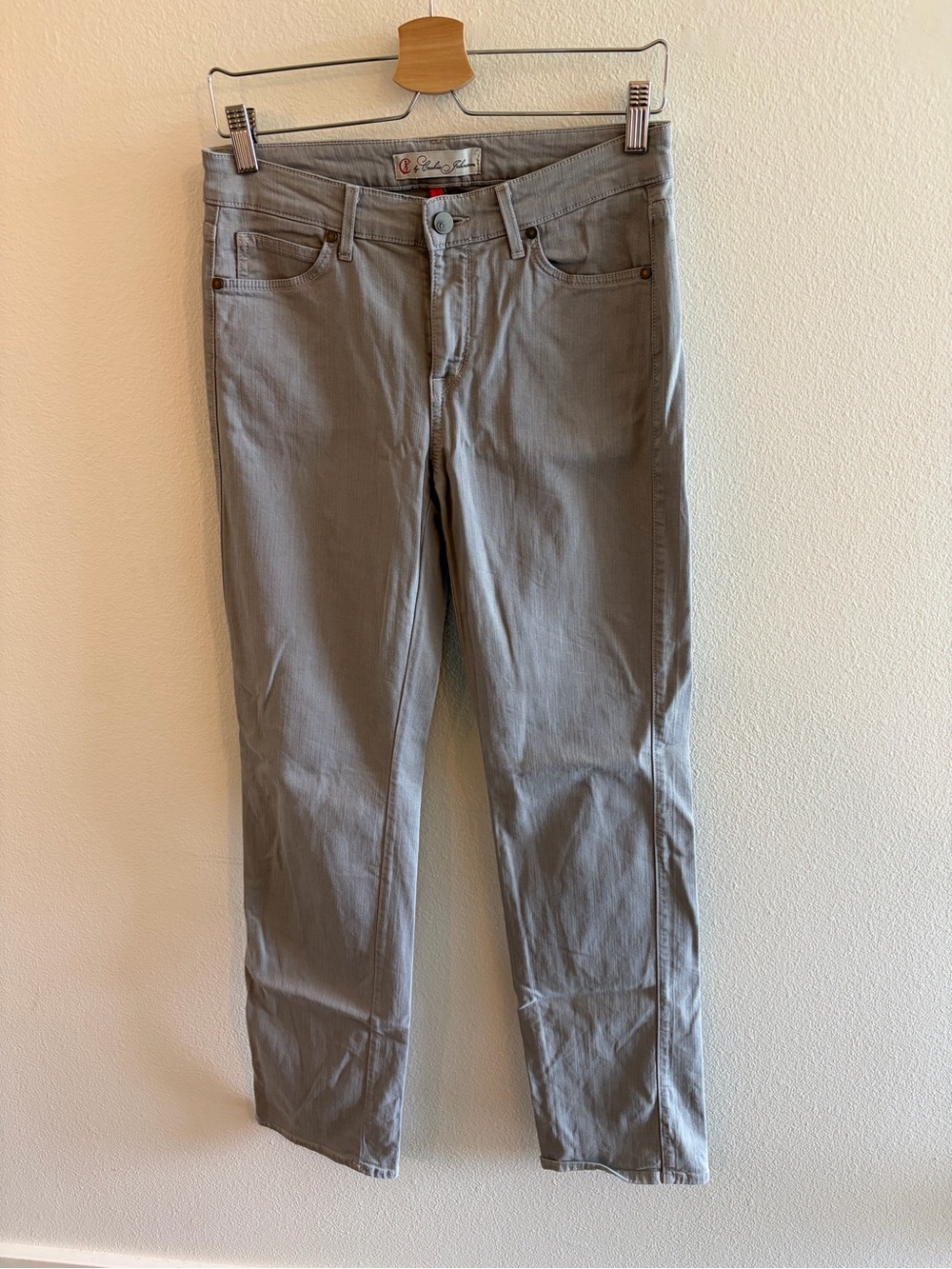 CJ by Cookie Johnson Straight Leg Women’s Jeans in Light Gray